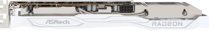 ASRock AMD Radeon RX 6600 Challenger White 8GB GDDR6 Graphics Card 0dB Silent Cooling 128-bit 7680 x 4320 DisplayPort HDMI 14 Gbps Dual Fan 7nm